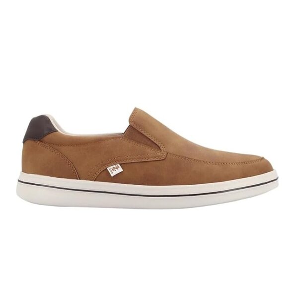 NWoT Izod Mens Barlow Sneaker Slip On Shoe Size 10 Brown Tan  $59 1SH41- - Picture 4 of 4